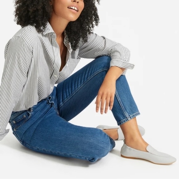 Everlane White The Day Loafer Leather Shoes Flats Size 10 Made in Italy - Picture 8 of 8